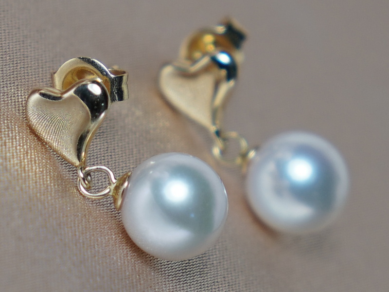 Akoya gyöngy fülbevalók elegans